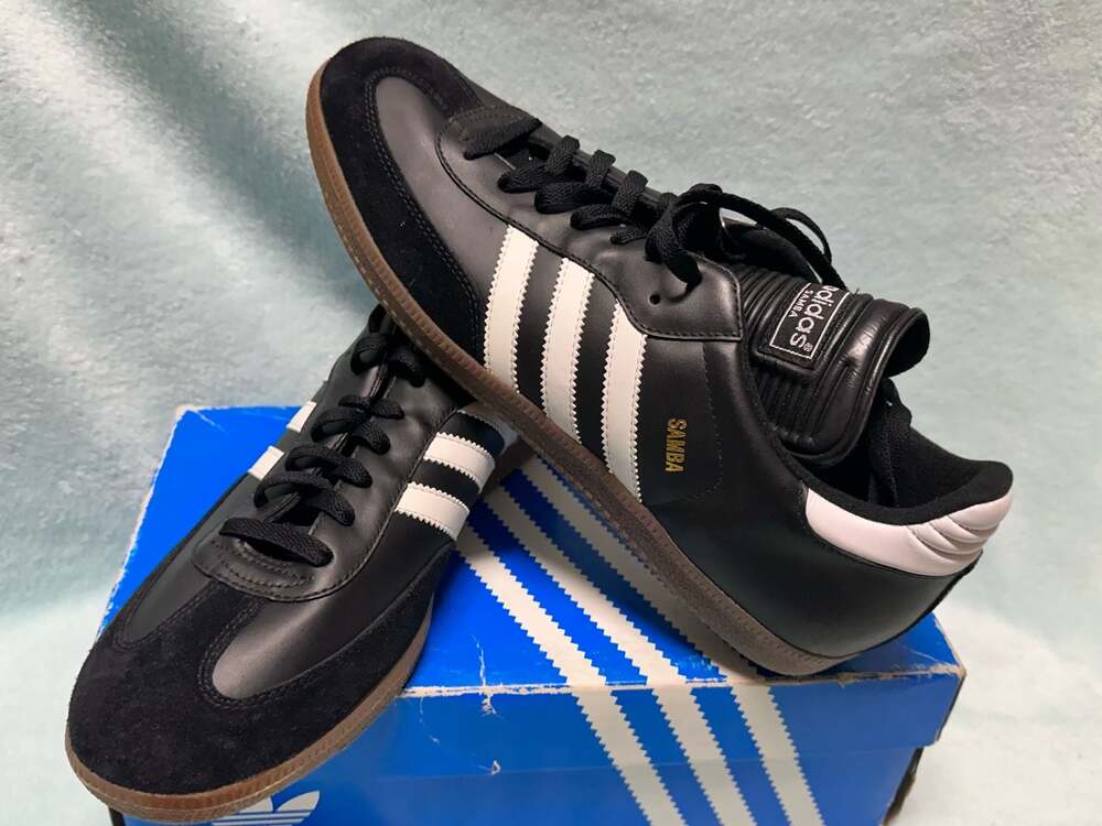 adidas Samba Classic Black White Dark Gum Size 13 M